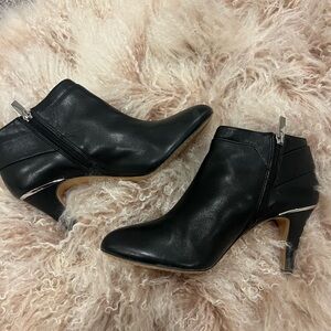 Vince Camuto Black Ankle Heeled Boots